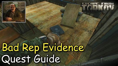 bad rep evidence tarkov.